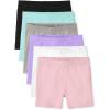image:imageThe Childrens Place girls Assorted Cartwheel ShortsGum Drop 6pack
