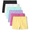 image:imageThe Childrens Place girls Assorted Cartwheel ShortsMulti Color 6pack