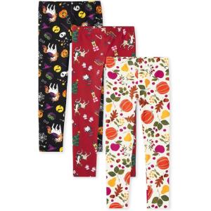 image:imageThe Childrens Place Big Girls Fashion Leggings Heather Grey 47827 Pack of 2 Large1012HalloweenThanksgivingChristmas 3pack