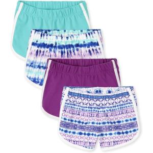 image:imageThe Childrens Place Girls Knit Dolphin ShortsBlue Radiance 4pack
