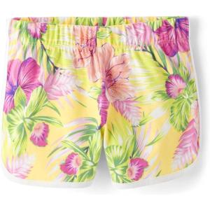 image:imageThe Childrens Place Girls Knit Dolphin ShortsYellow Floral