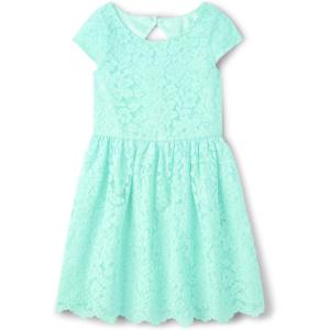 image:imageThe Childrens Place Girls Short Sleeve Dressy DressesMellow Aqua Lace