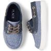image:imageThe Childrens Place Baby Boys Chambray Boat ShoesNavy