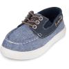 image:imageThe Childrens Place Baby Boys Chambray Boat ShoesNavy