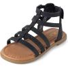 image:imageThe Childrens Place Baby Girls Baby Girls and Toddler Gladiator SandalsBlack