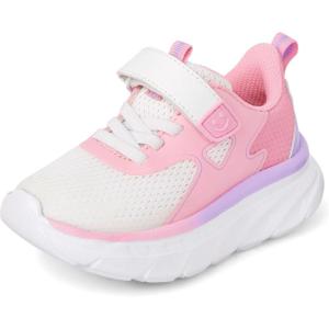 image:imageThe Childrens Place Baby Girls Baby Girls and Toddler Everyday Casual SneakersPink Multi Running