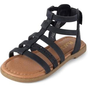 image:imageThe Childrens Place Baby Girls Baby Girls and Toddler Gladiator SandalsBlack