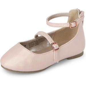 image:imageThe Childrens Place Baby Girls and Toddler Closed Toe Ballet FlatsBlush Pink