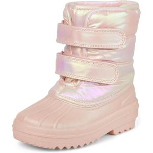 image:imageThe Childrens Place Baby Girls Faux Fur Trim Snow BootsPink