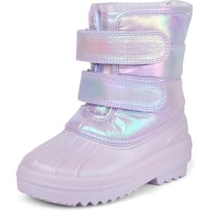 image:imageThe Childrens Place Baby Girls Faux Fur Trim Snow BootsPurple