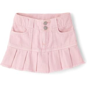 image:imageThe Childrens Place Girls Everyday Denim Skirts and SkortsRose Mist Skort
