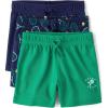 image:imageThe Childrens Place Baby Boys and Toddler Quick Dry Mesh Basketball ShortsBlack Currant 3pack