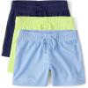 image:imageThe Childrens Place Baby Boys and Toddler Quick Dry Mesh Basketball ShortsLimeSky BlueTidal 3pack
