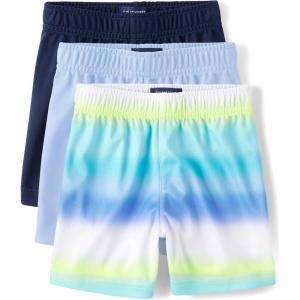 image:imageThe Childrens Place Baby Boys and Toddler Boys Athletic Basketball ShortsBubbly Blue 3pack
