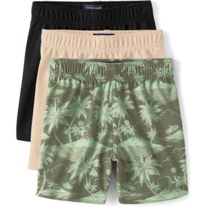 image:imageThe Childrens Place Baby Boys and Toddler Boys Athletic Basketball ShortsGreenwich 3pack