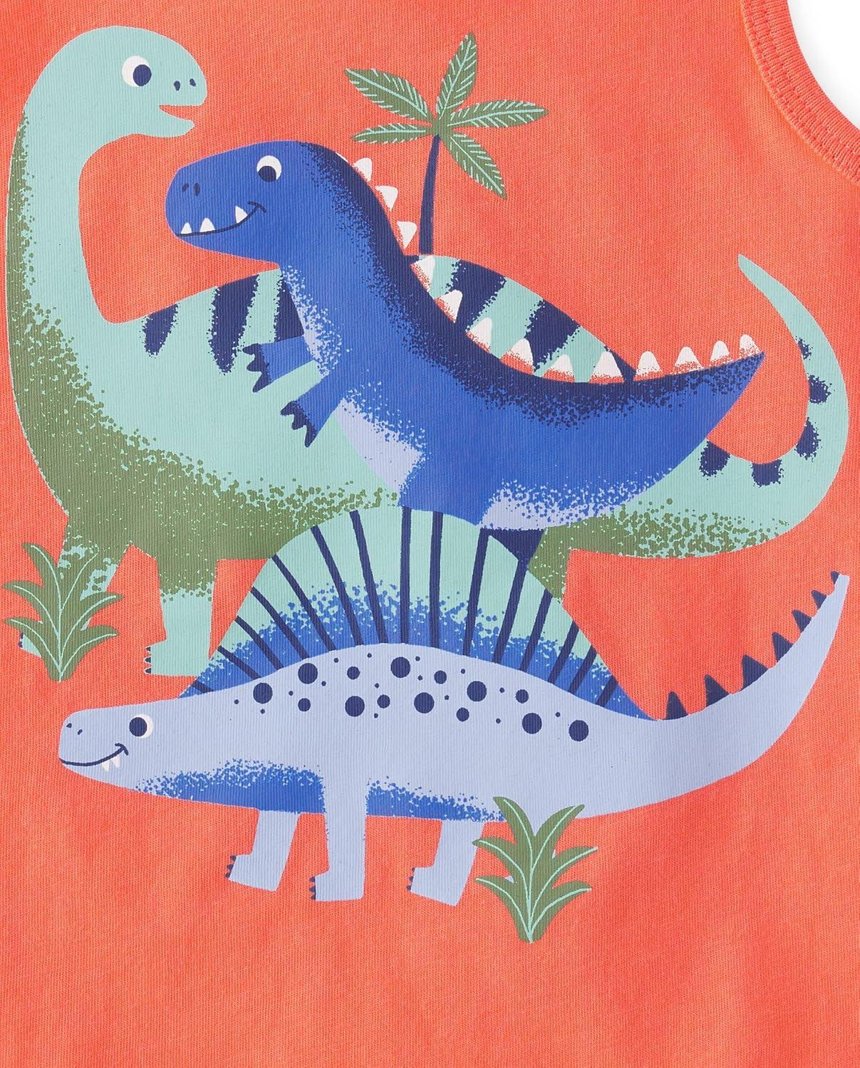The Children’s Place Baby Boys’ and Toddler Assorted Tank Top(Dinos 3 ...