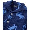 image:imageThe Childrens Place Baby Boys And Toddler Gauze Short Sleeve Shirt and Shorts 2 Piece OutfitTidal Crabs