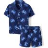 image:imageThe Childrens Place Baby Boys And Toddler Gauze Short Sleeve Shirt and Shorts 2 Piece OutfitTidal Crabs