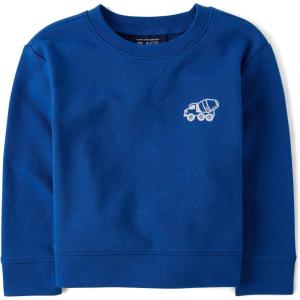 image:imageThe Childrens Place Baby Boys And Toddler Pullover Crew Neck SweatshirtHuron Blue