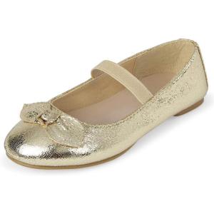 image:imageThe Childrens Place Baby Girls FlatsGold