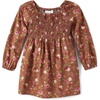 image:imageThe Childrens Place Baby Girls Plaid Flannel Woven Tiered DressPecan Pie