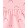 image:imageThe Childrens Place Baby and Toddler Girls Short Sleeve Casual DressesPink Rainbow