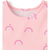 image:imageThe Childrens Place Baby and Toddler Girls Short Sleeve Casual DressesPink Rainbow