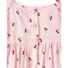 image:imageThe Childrens Place Girls and Toddler Girls Short Sleeve Smocked DressPetal Cherries