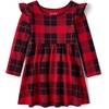 image:imageThe Childrens Place Girls and Toddler Skater Dress Long SleeveBlack Red Flutter