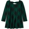 image:imageThe Childrens Place Girls and Toddler Skater Dress Long SleeveGreen Plaid