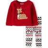 Holiday Reindeer Sherpa