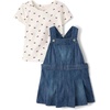 image:imageThe Childrens Place Baby Girls And Toddler Short Sleeve Top and Skirtall2piece Outfit SetGrove Wash