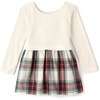White Daisy Plaid