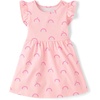 image:imageThe Childrens Place Baby and Toddler Girls Short Sleeve Casual DressesPink Rainbow