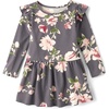 image:imageThe Childrens Place Girls and Toddler Skater Dress Long SleeveGray Floral
