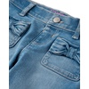 image:imageThe Childrens Place Baby Girls and Toddler Flare JeansLt Med Wash Bow Pocket