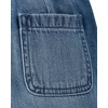 image:imageThe Childrens Place Girls Baggy Cargo JeansLight Thea Wash