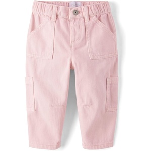 image:imageThe Childrens Place Baby Girls and Toddler Barrel Leg JeansRose Mist