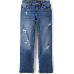 image:imageThe Childrens Place Girls Straight Leg Jeans90s Grove Wash
