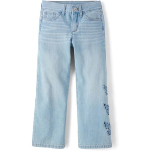 image:imageThe Childrens Place Girls Wide Leg JeansOlly Wash