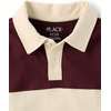 image:imageThe Childrens Place Boys Long Sleeve Rugby PoloBittersweet
