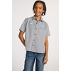 image:imageThe Childrens Place Boys Short Sleeve Poplin Button Down ShirtMotoroil