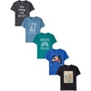 image:imageThe Childrens Place Boys Short Sleeve Graphic TShirts5PackSchool Game