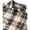 image:imageThe Childrens Place Boys Long Sleeve Plaid Flannel Button Up ShirtBlackWhite
