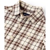 image:imageThe Childrens Place Boys Long Sleeve Plaid Flannel Button Up ShirtMoose Trail