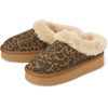 image:imageThe Childrens Place Girls Girls IndoorOutdoor Comfy Slip on Platform Shoes Faux Fur LinedLeopard