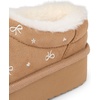 image:imageThe Childrens Place Girls Girls IndoorOutdoor Comfy Slip on Platform Shoes Faux Fur LinedTan Bows