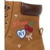 image:imageThe Childrens Place girls Lace Up Combat BootsTan Patchwork