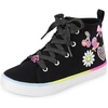 image:imageThe Childrens Place Girls Casual Lace Up Hi Top SneakersBlack Doodle