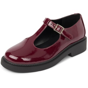 image:imageThe ChildrenS Place Girls Closed Toe Maryjane FlatsBurgundy Tstrap